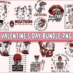 skeleton valentine's day bundle png , skeleton valentine's day png, valentine's day sublimation, digital download