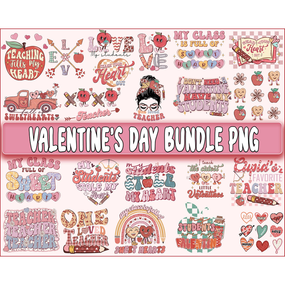 Retro Valentine's day bundle PNG ,Messy , Raibow  valentine's day PNG, Valentines Day Sublimation ,Love  , Heart valentine's day sublimation.jpg