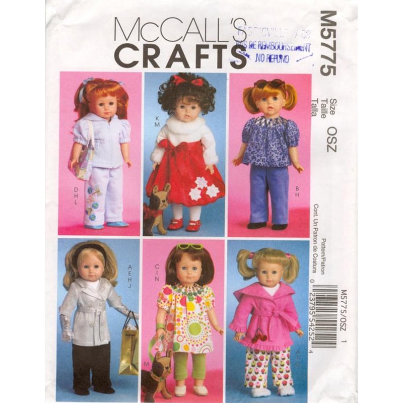 McCall's 5775 Doll clothes patterns for 18 Inch dolls.jpg