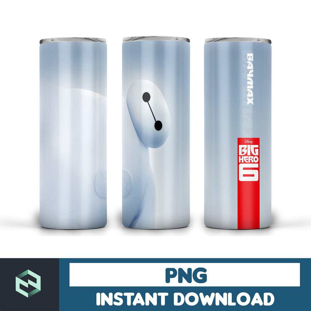 Big hero 6 tumbler ,Tumblers Designs 20oz Skinny Straight & Tapered, Design Template for Sublimation, Full Tumbler Wrap (9).jpg