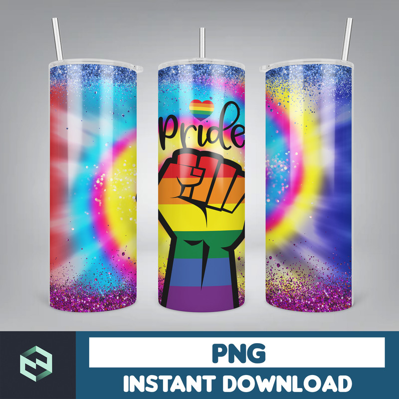 LGBT Pride 20oz Skinny Tumbler Design LGBT Sublimation Wrap LGBT Tumbler Png Commercial Use Included (9).jpg