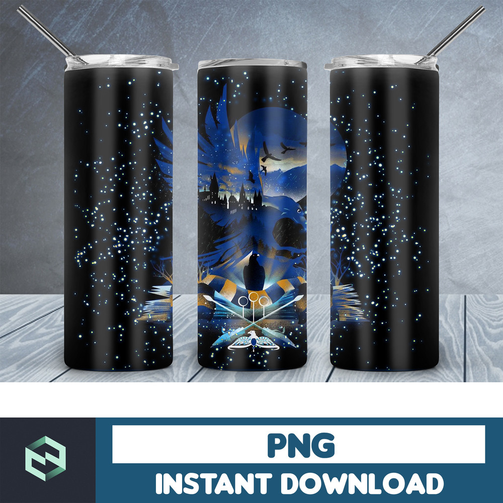 Harry Potter Skinny Tumbler, Wizard 20oz Skinny Tumbler, Digital Download, Movie Tumbler Sublimation, Harry 20oz skinny tumbler template, PNG sublimation (24).j
