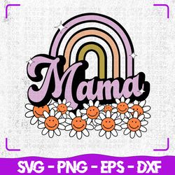 flower smiley face mama, mama svg, flower smiley svg, cricut, svg files, svg, digital files svg, silhouette