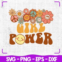 girl power smiley face, girl power svg, face svg, cricut, svg files, svg, digital files svg, silhouette