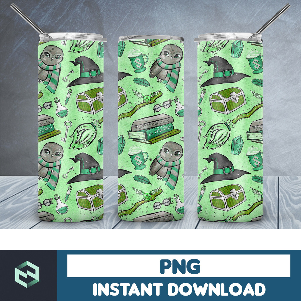 Harry Potter Skinny Tumbler, Wizard 20oz Skinny Tumbler, Digital Download, Movie Tumbler Sublimation, Harry 20oz skinny tumbler template, PNG sublimation (79).j