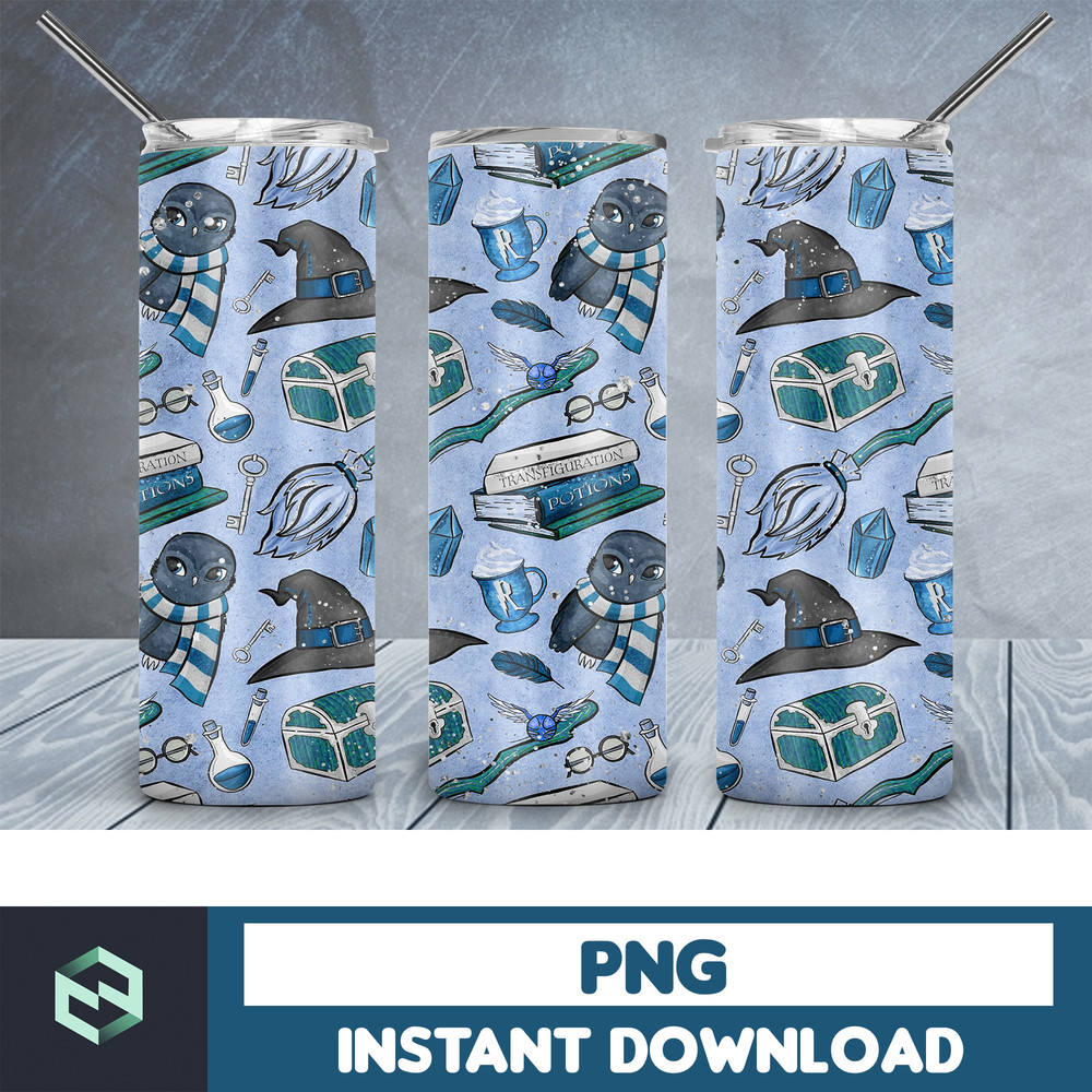 Harry Potter Skinny Tumbler, Wizard 20oz Skinny Tumbler, Digital Download, Movie Tumbler Sublimation, Harry 20oz skinny tumbler template, PNG sublimation (82).j