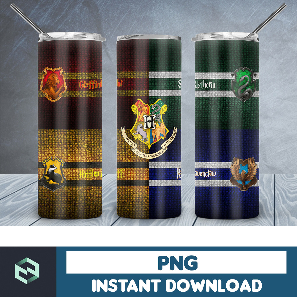 Harry Potter Skinny Tumbler, Wizard 20oz Skinny Tumbler, Digital Download, Movie Tumbler Sublimation, Harry 20oz skinny tumbler template, PNG sublimation (91).j