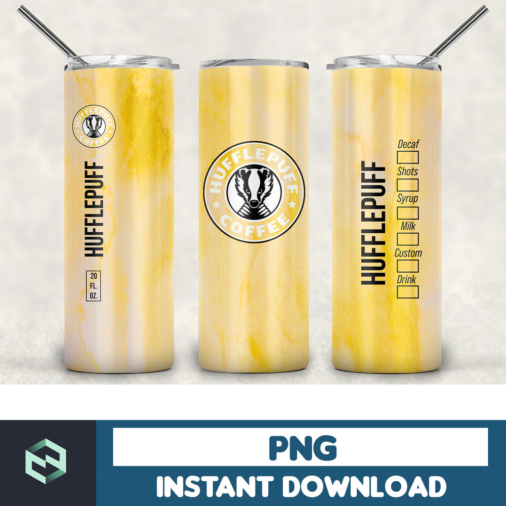 Harry Potter Skinny Tumbler, Wizard 20oz Skinny Tumbler, Digital Download, Movie Tumbler Sublimation, Harry 20oz skinny tumbler template, PNG sublimation (107).