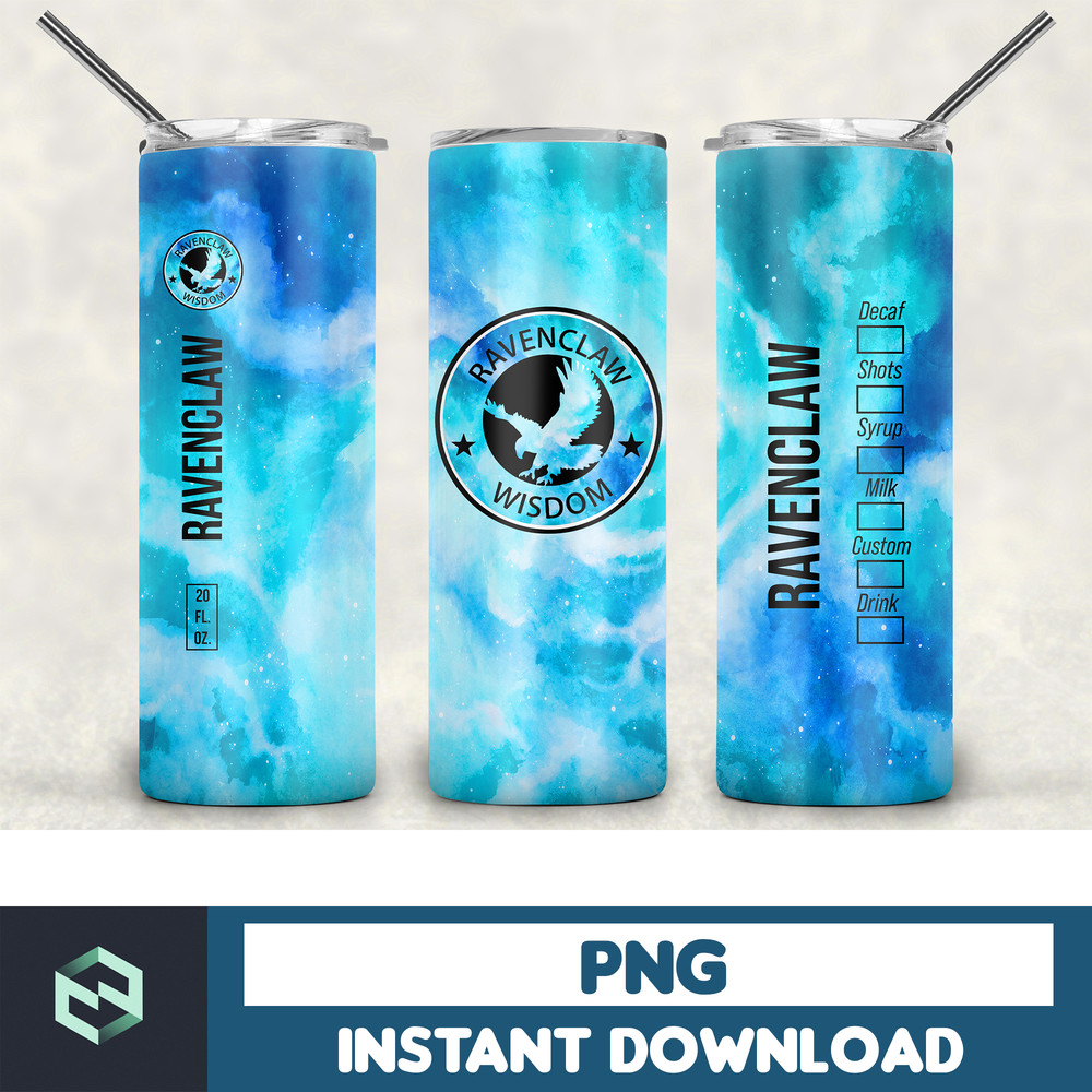 Harry Potter Skinny Tumbler, Wizard 20oz Skinny Tumbler, Digital Download, Movie Tumbler Sublimation, Harry 20oz skinny tumbler template, PNG sublimation (124).