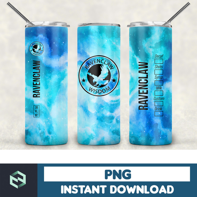 Harry Potter Skinny Tumbler, Wizard 20oz Skinny Tumbler, Digital Download, Movie Tumbler Sublimation, Harry 20oz skinny tumbler template, PNG sublimation (124).