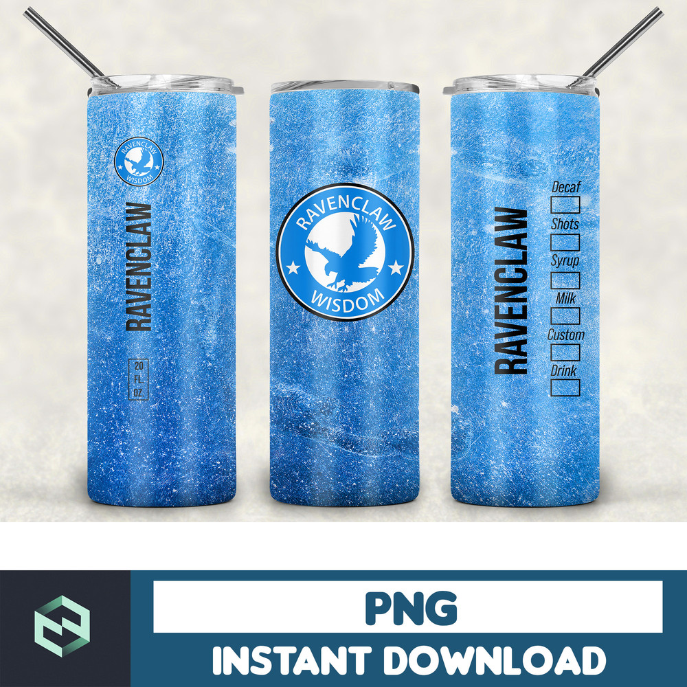 Harry Potter Skinny Tumbler, Wizard 20oz Skinny Tumbler, Digital Download, Movie Tumbler Sublimation, Harry 20oz skinny tumbler template, PNG sublimation (125).