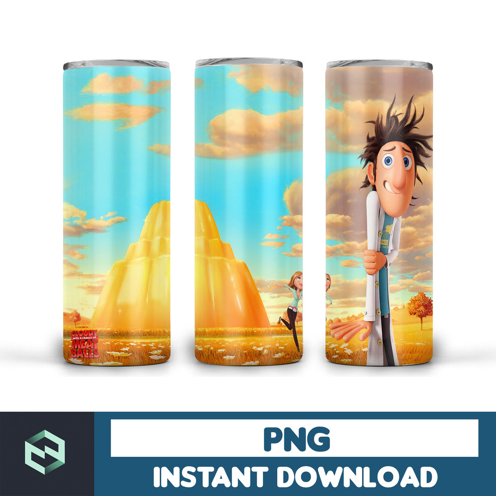 Cloudy With A Chance Of Meatballs tumbler ,Tumblers Designs 20oz Skinny Straight & Tapered, Design Temp (1).jpg