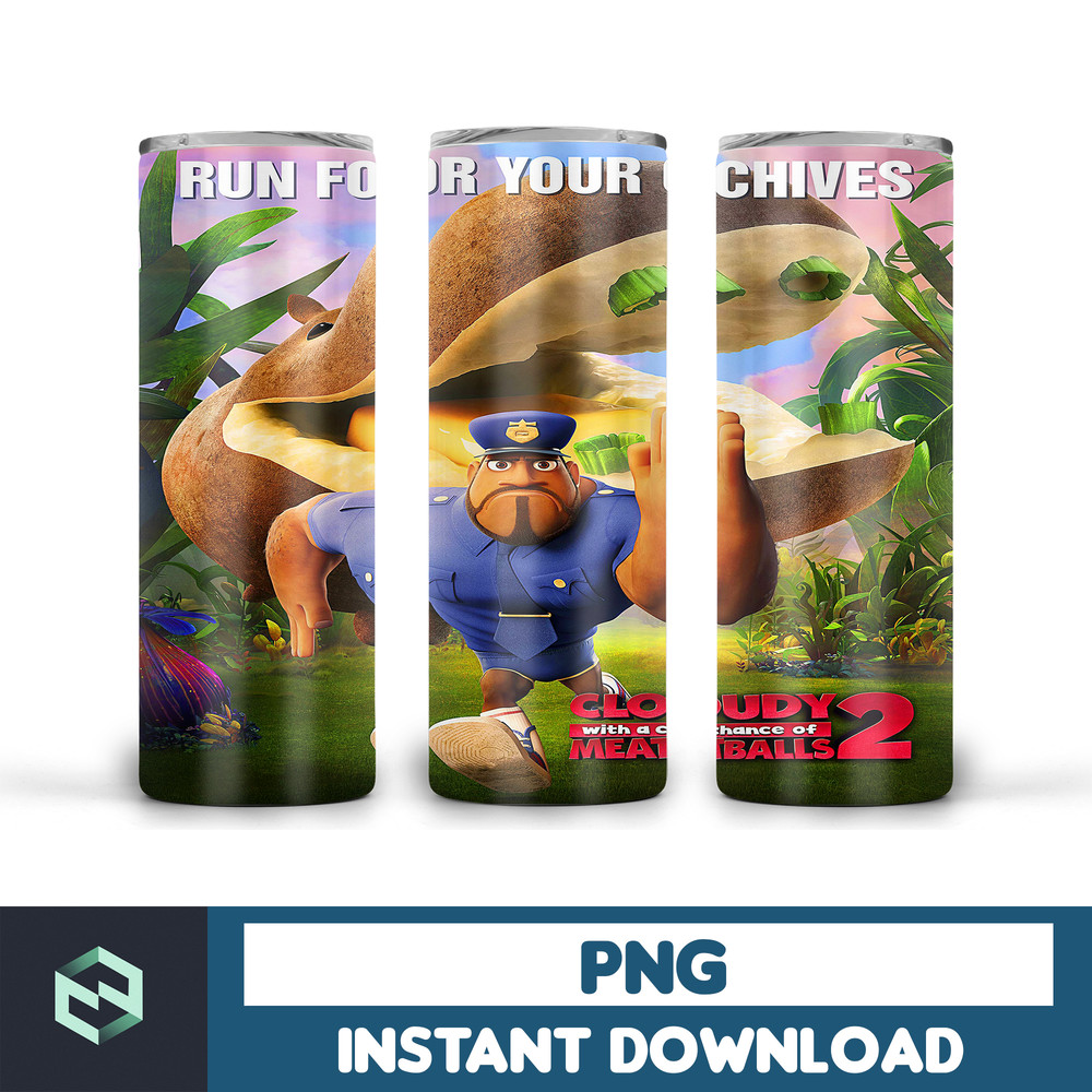 Cloudy With A Chance Of Meatballs tumbler ,Tumblers Designs 20oz Skinny Straight & Tapered, Design Temp (14).jpg