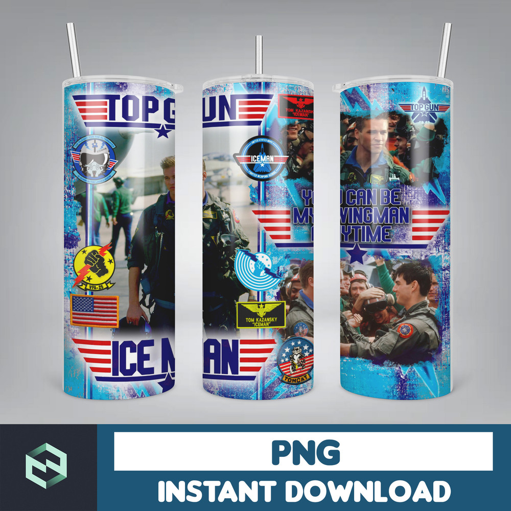 Top Gun Tumbler, 20oz Skinny Tumbler Top Gun,Straight PNG, Digital Download, Tumbler Wrap, Top Gun Tumbler (1).jpg