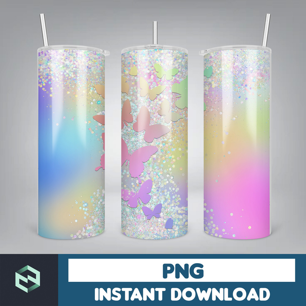 Butterfly Tumbler Wrap PNG - 20oz Tumbler Wrap Digital Download - Gift For Her - 20oz Skinny Tumbler Wrap (6).jpg