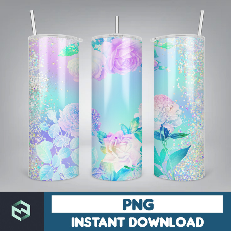 Floral Tumbler Wrap, Flower Tumblers, PNG Seamless Tumbler, Designs Sublimation, Designs Downloads (11).jpg