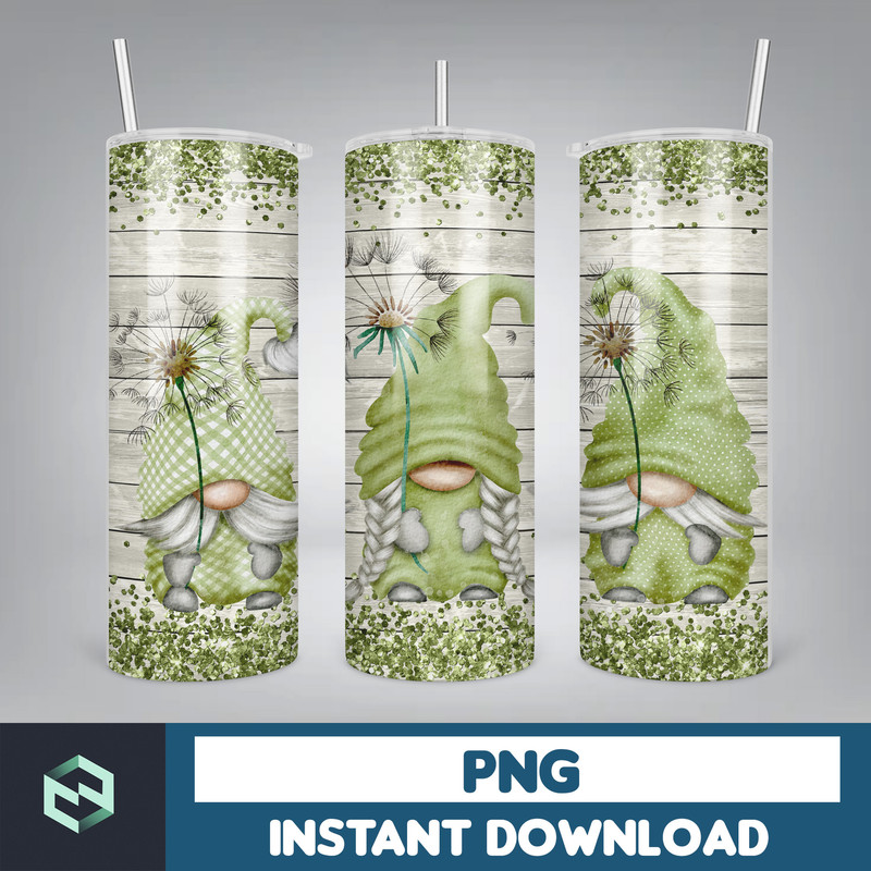 Gnome Tumbler Wrap Mega, 20oz Skinny Tumbler Wrap PNG - Gift for Family - Gnome PNG (4).jpg
