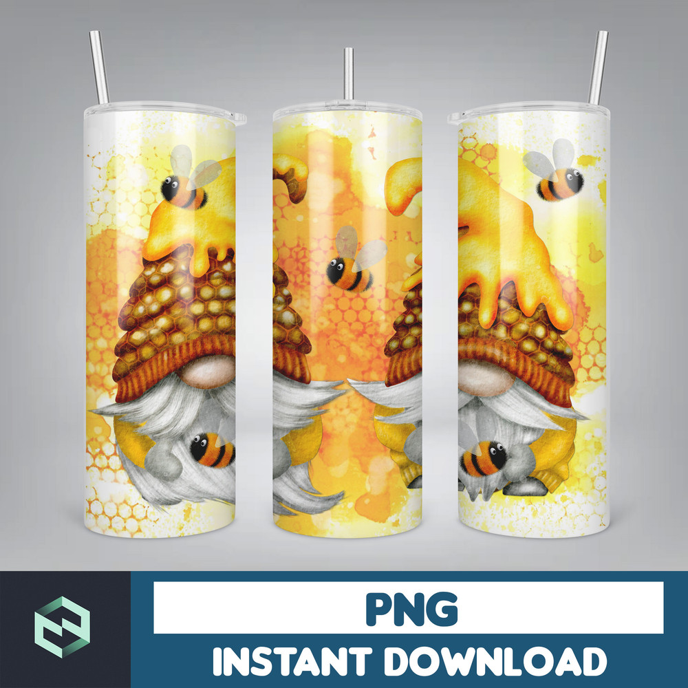 Gnome Tumbler Wrap Mega, 20oz Skinny Tumbler Wrap PNG - Gift for Family - Gnome PNG (23).jpg