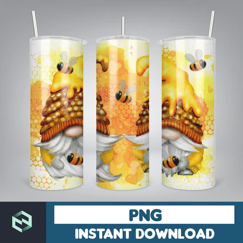 Gnome Tumbler Wrap Mega, 20oz Skinny Tumbler Wrap PNG - Gift for Family - Gnome PNG (23).jpg