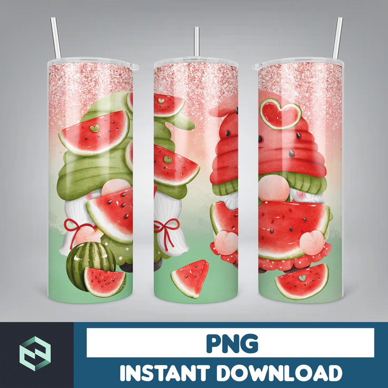 SUMMER THEMED Tumbler, Summer 20 oz skinny tumbler sublimation design Ocean beach sunset Glitter Palm PNG design (7).jpg