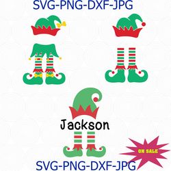 elf bundle svg, christmas svg, elf monogram svg, cricut, vector, clipart dxf png, christmas svg, elf clipart, santa svg