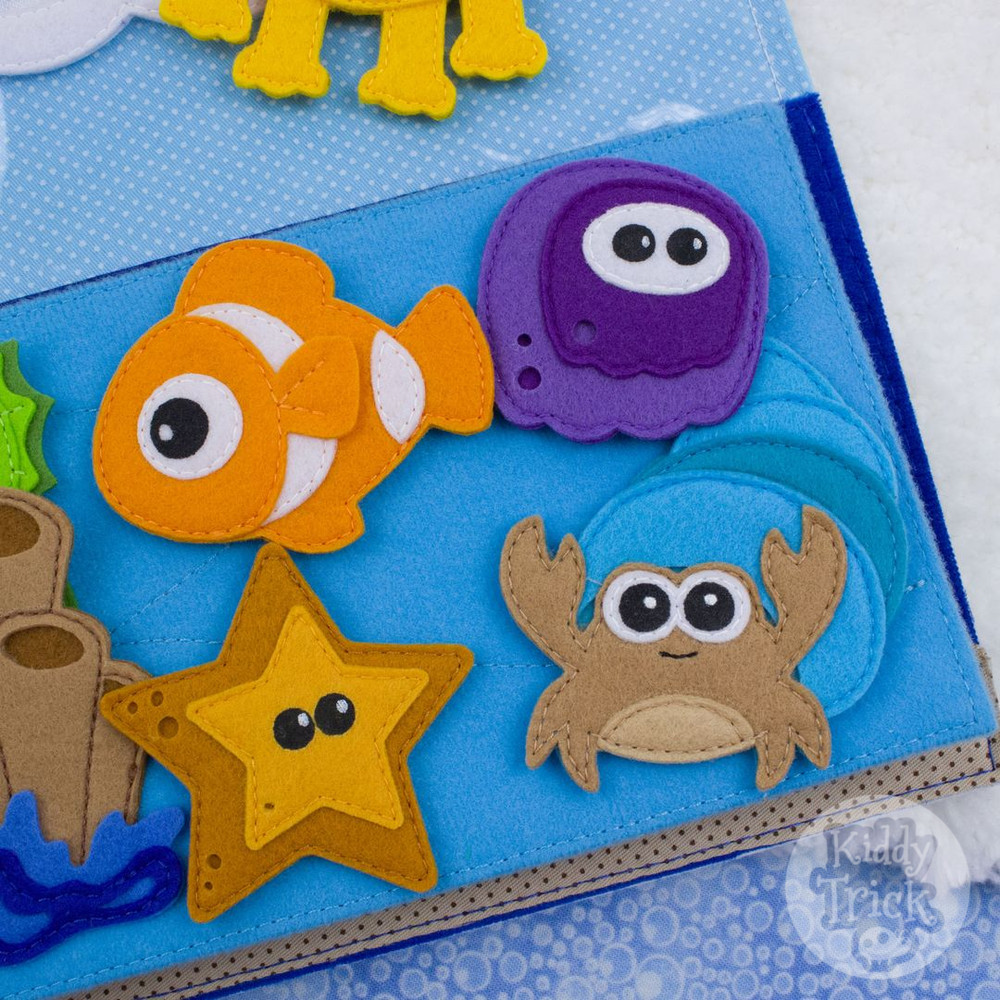 felt sea animals