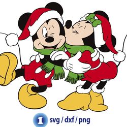 michey and minnie santa claus svg, disney christmas svg, disney holiday svg png