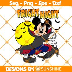 Vampire Mickey Svg, Halloween Masquerade Svg, Trick Or Treat Svg, Spooky Vibes Svg, Boo Svg, File For Cricut