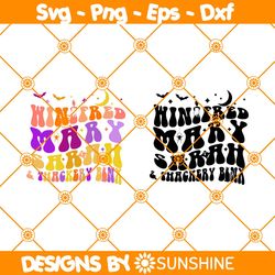 Winifred Mary Sarah and Thackery Binx Svg, Thackery Binx Svg, Halloween Svg, Hocus Pocus Halloween Svg, File For Cricut
