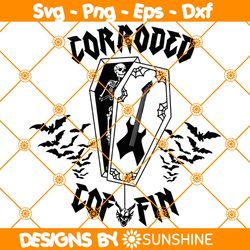 Corroded Coffin Svg, Eddie Munsons Band Svg, Stranger Things 4 Svg, Rock Band Logo Svg, File For Cricut