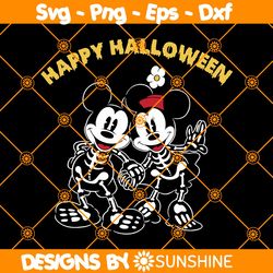 Skeleton Disney Happy Halloween Svg, Skeleton Custume Halloween Svg, Trick Or Treat Svg, Spooky Skeleton Svg