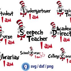 cat in the hat svg, dr seuss hat quotes svg, sam i am svg, grinch svg