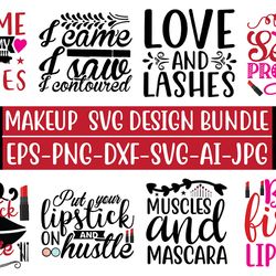 Makeup SVG File, Layered SVG Makeup, Makeup SVG Bundle, Cut File, Clipart, Digital Files, Makeup Quotes Svg, Cricut for