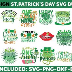 St. Patrick's Day Full Color Design Bundle, St Patrick's Day SVG, Luck SVG, Irish SVG, Shamrock svg, Clover svg, Cut Fil