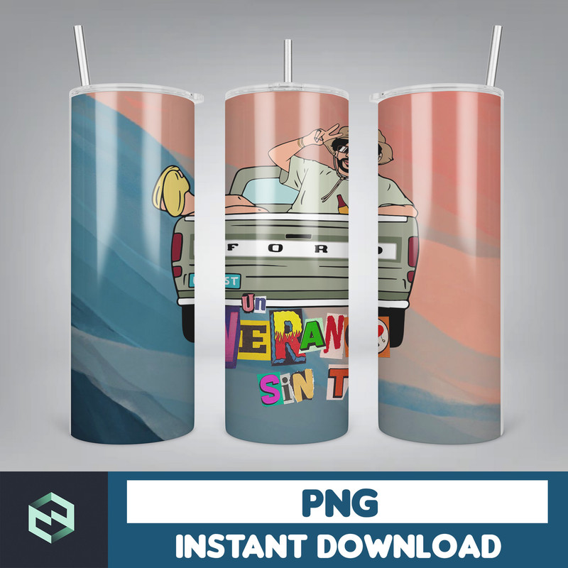 Bad Bunny Tumbler Design 20oz Tumblers Tumbler Wrap Tumbler Designs PNG Sublimation Design Benito (36).jpg