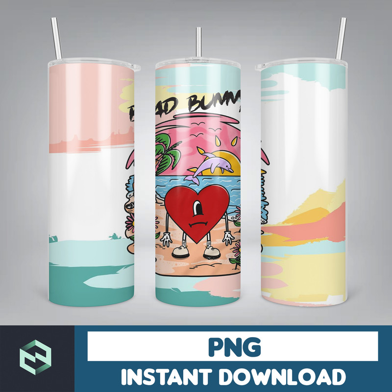 Bad Bunny Tumbler Design 20oz Tumblers Tumbler Wrap Tumbler Designs PNG Sublimation Design Benito (50).jpg