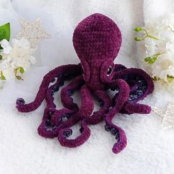 Octopus plushie Sea creatures toys