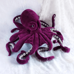 Giant Octopus plushie Sea creatures toys