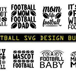 Football SVG Bundle | Football svg | Funny Football Sayings | Football svg Designs | Football Mom svg | svg files for Cr