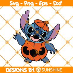 Pumpkin x Stitch  Svg, Stitch Svg, Pumpkin Svg, Disney Halloween Svg, Horror Character Halloween Svg, File For C