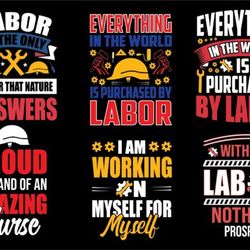 labor t-shirt design bundle,