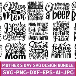 mother's day svg design bundle
