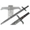 Custom handmade hand forged damascus steel king authur viking sword near me in floridajpg