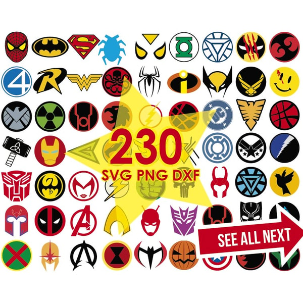 List Of Superhero Symbols