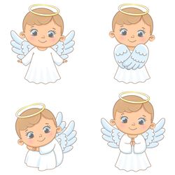 cute angel boy. eps, jpg, png 300 dpi
