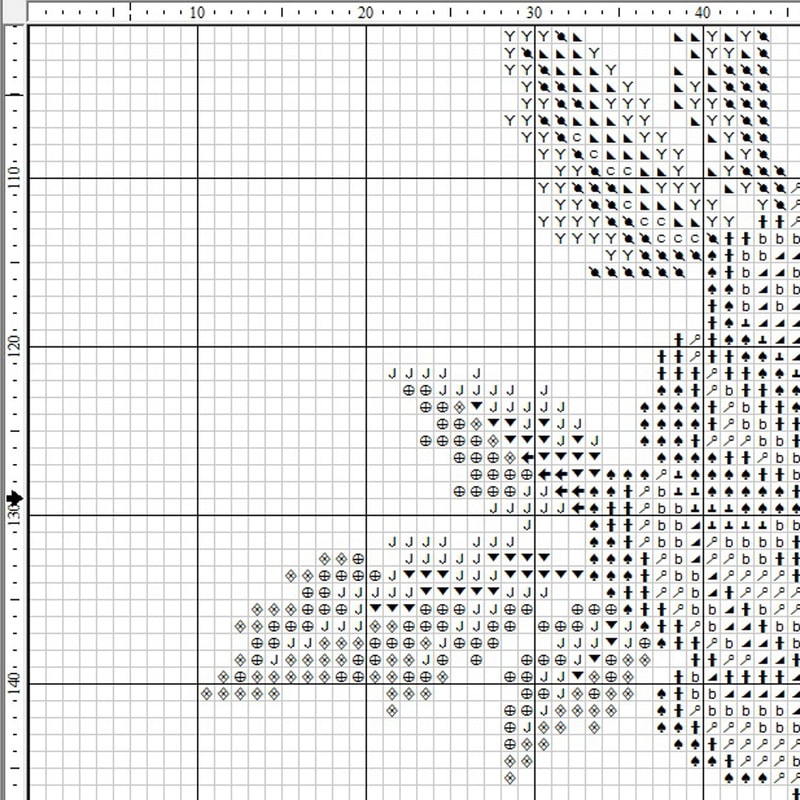 Vintage cross stitch pattern Parrot bird on a branch with flowers.jpg