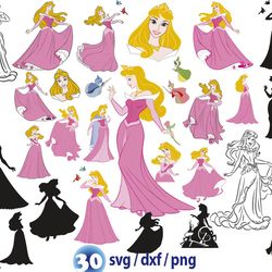 princess aurora svg, disney princess svg, disney princess silhouette png