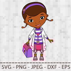 doc mcstuffins svg png jpeg digital cut vector files for silhouette studio cricut design