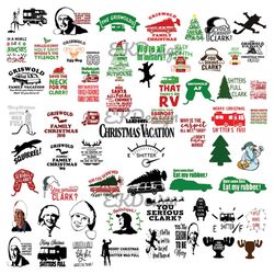 christmas vacation svg bundle griswolds christmas tree farm svg you serious clark griswold family digital cricut