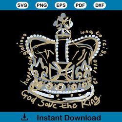 king charles iii coronation god save the king tshirt design svg